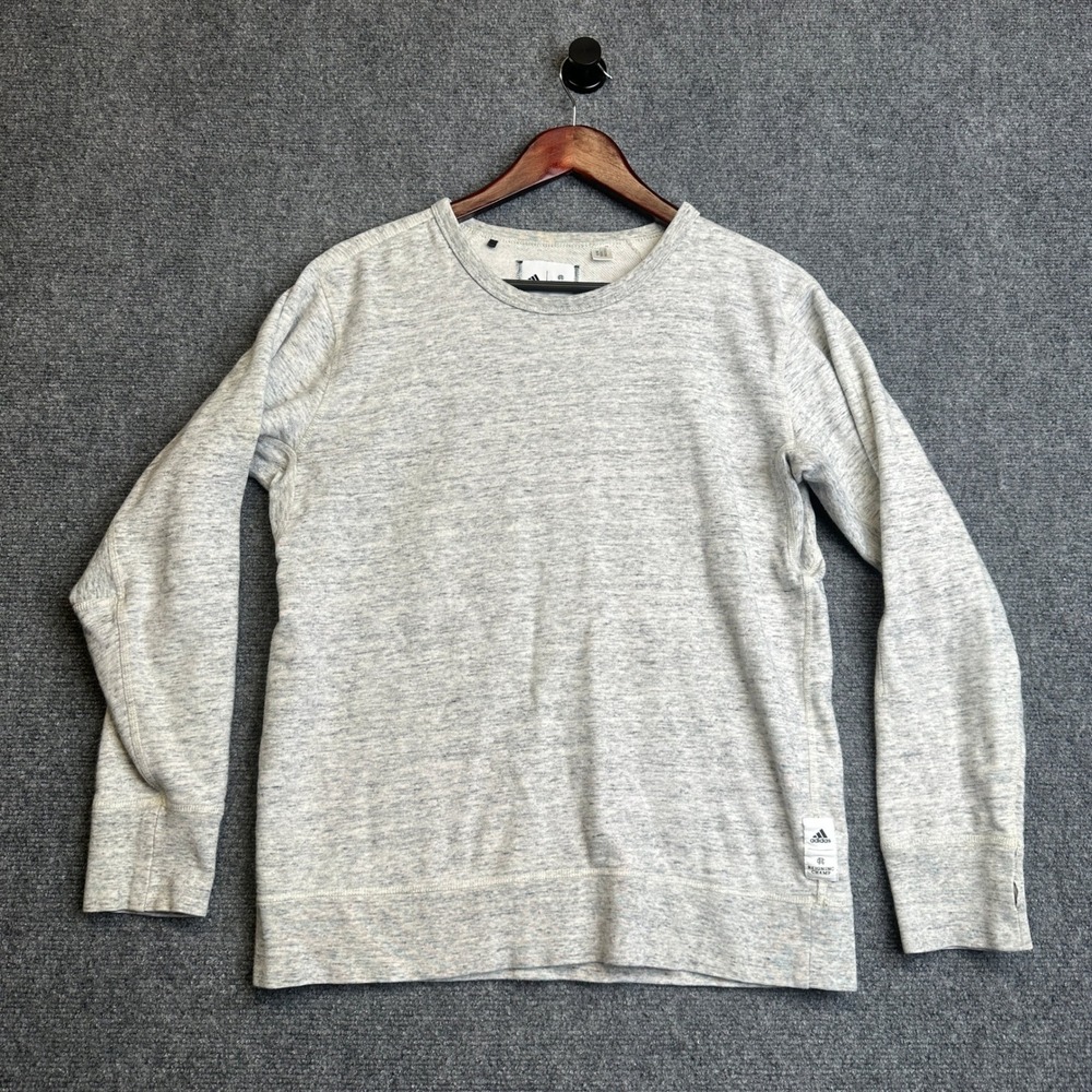Adidas x Reigning Champ Crewneck Sweatshirt Mens‎ S Gray Athletic Gym Pullover